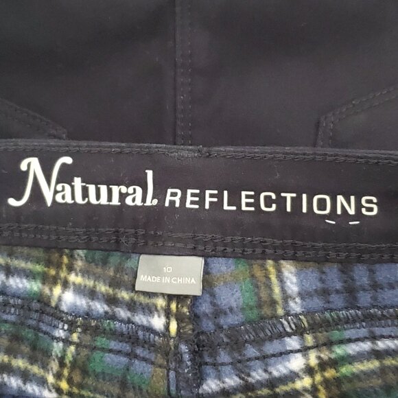 Natural Reflections Fleece Lined Relaxed Straight Leg Jeans NEW NWT Size 10 - Picture 9 of 16